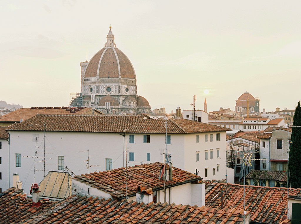 Skyline view of Florence, Italy. Clarity Retreat - A Floral Workshop by Ponderosa & Thyme | Florence, Italy. Photographed by Florence brand and editorial photographer Kim Branagan.